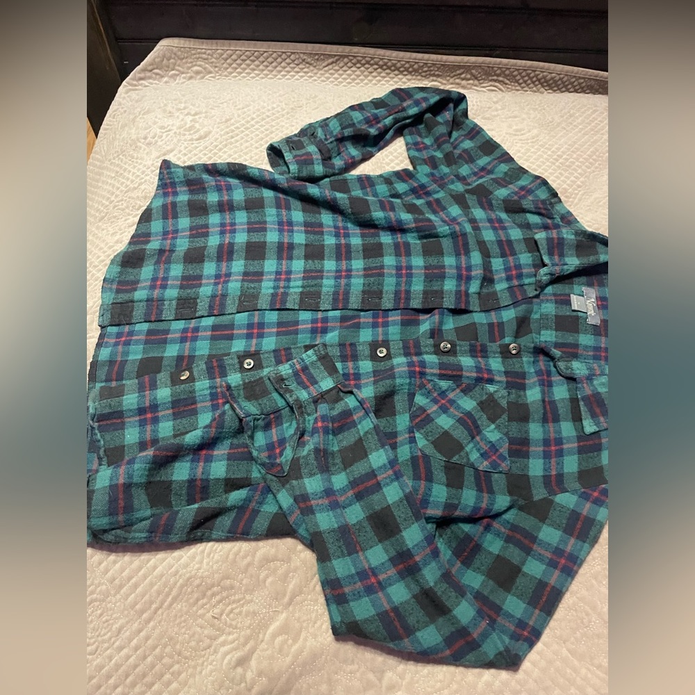 Green flannel